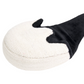 Jolly Roger Needlepoint Mallet Putter Headcover in White and Green