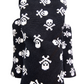 Dancing Jolly Roger Black Needlepoint Wood Headcover