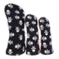 Dancing Jolly Roger Black Needlepoint Wood Headcover