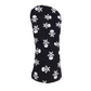 Dancing Jolly Roger Black Needlepoint Wood Headcover