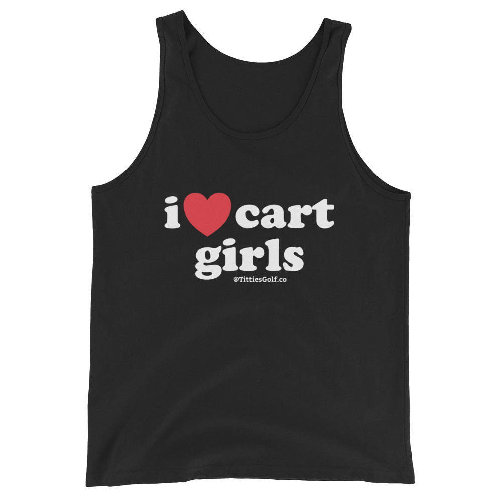 I Love Cart Girls Tank Top
