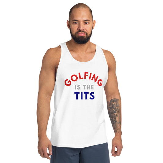 "Golfing Is The Tits" Tank Top