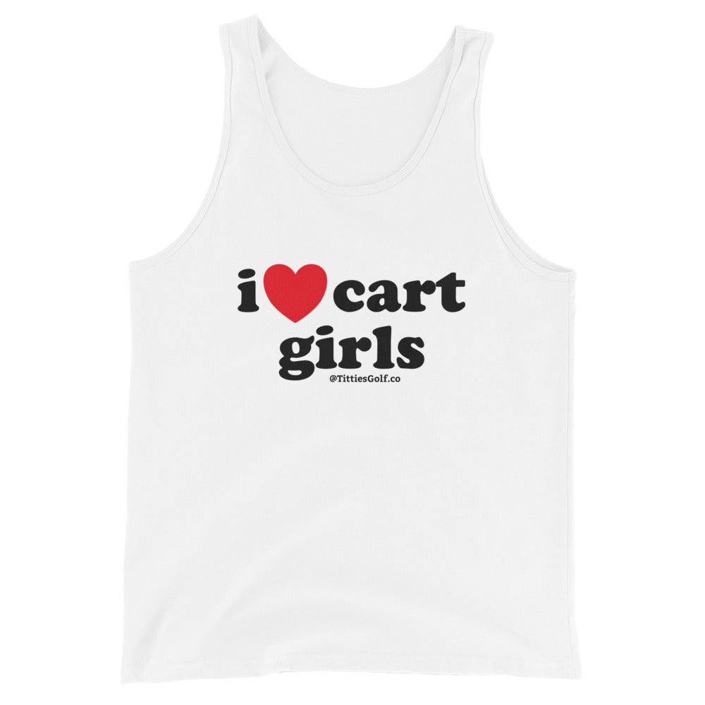 I Love Cart Girls Tank Top