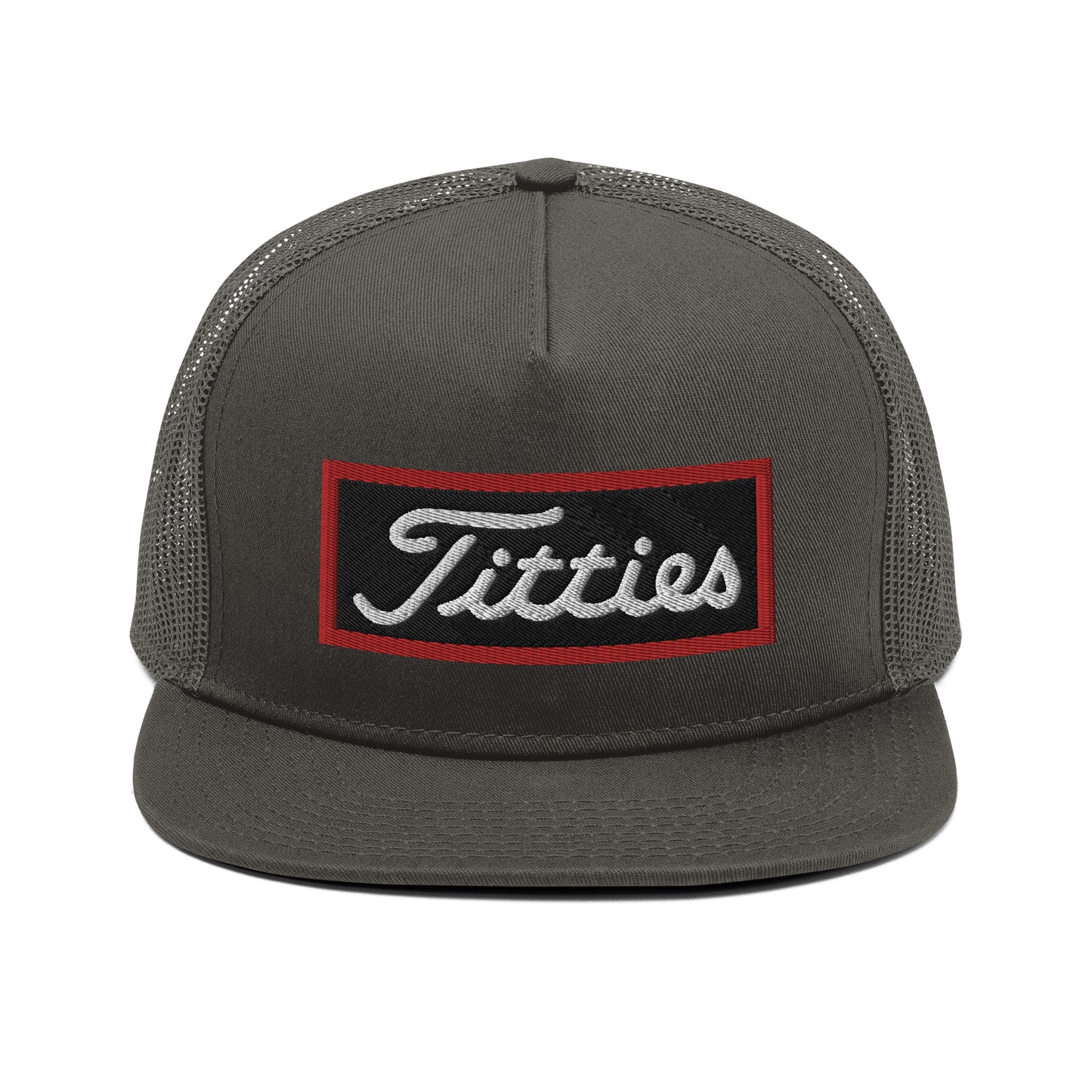 Titties Snapback Hat(Mesh Back)