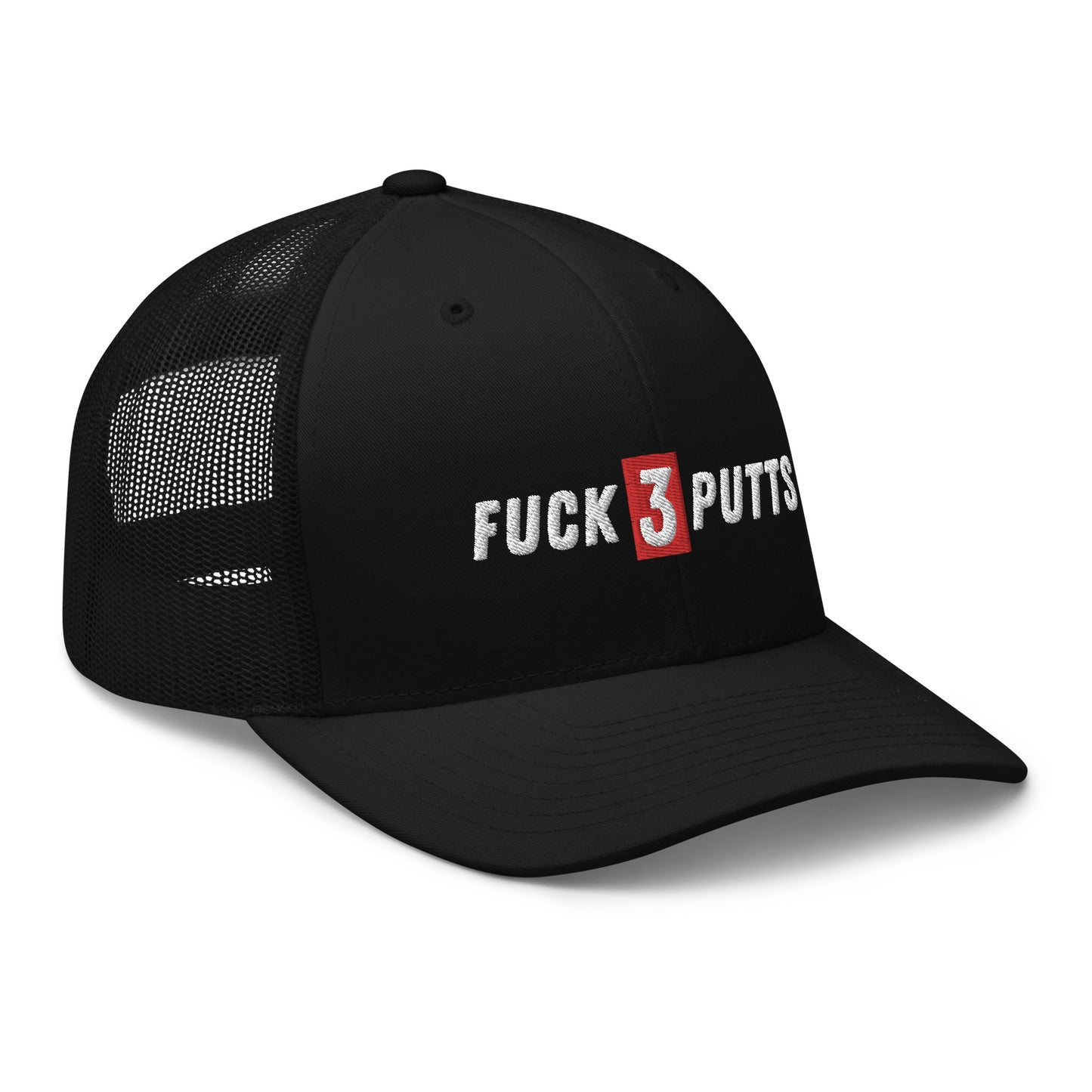 FUCK 3 PUTTS Trucker Hat