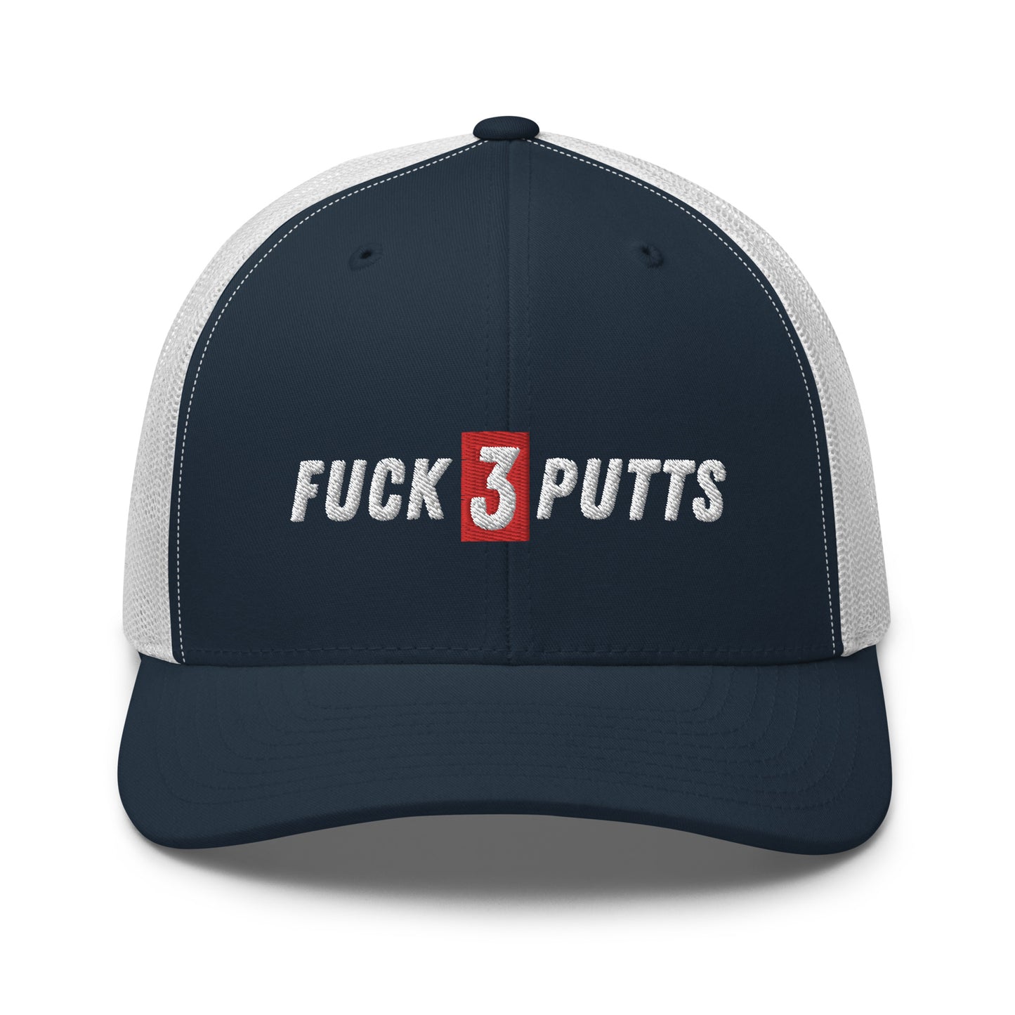 FUCK 3 PUTTS Trucker Hat