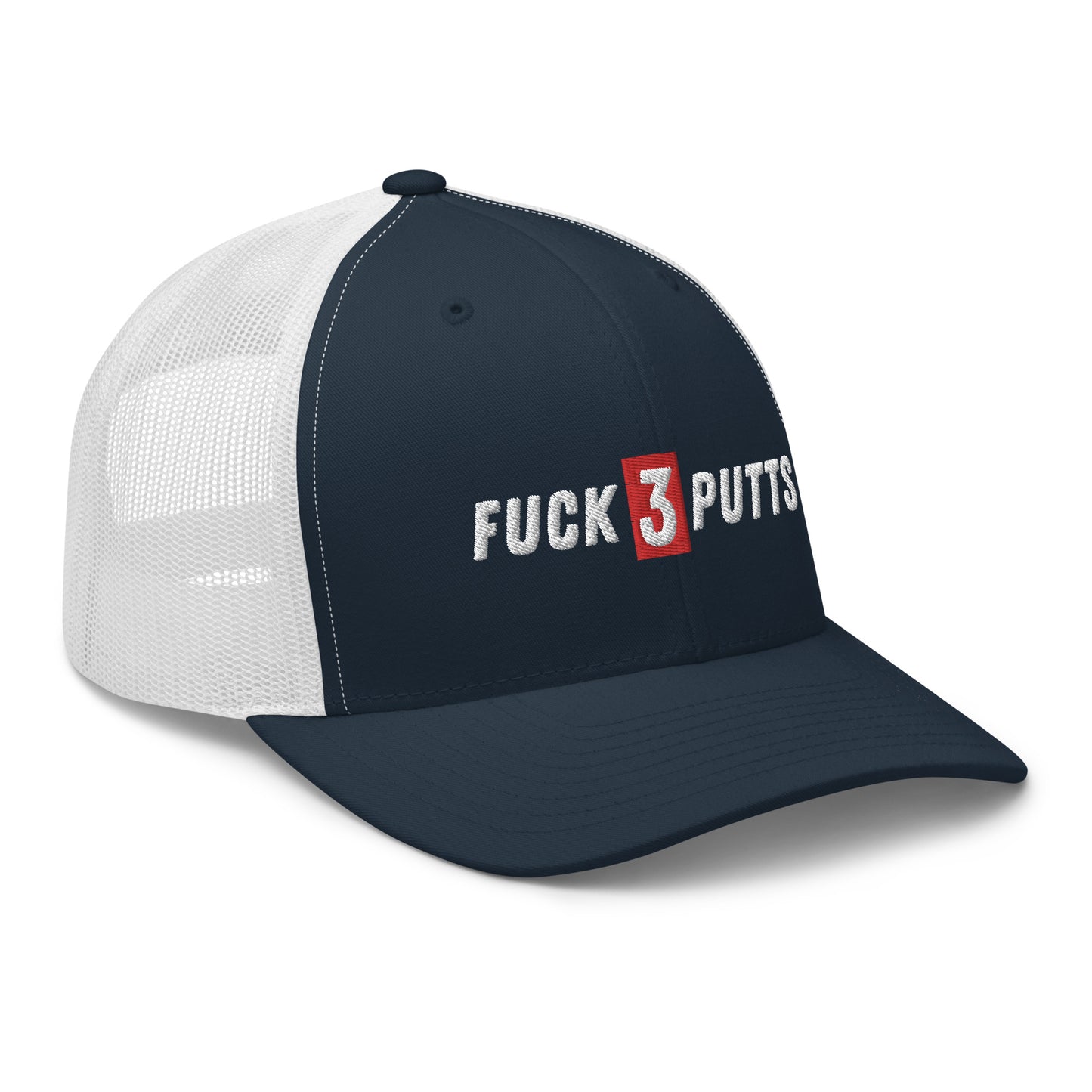 FUCK 3 PUTTS Trucker Hat