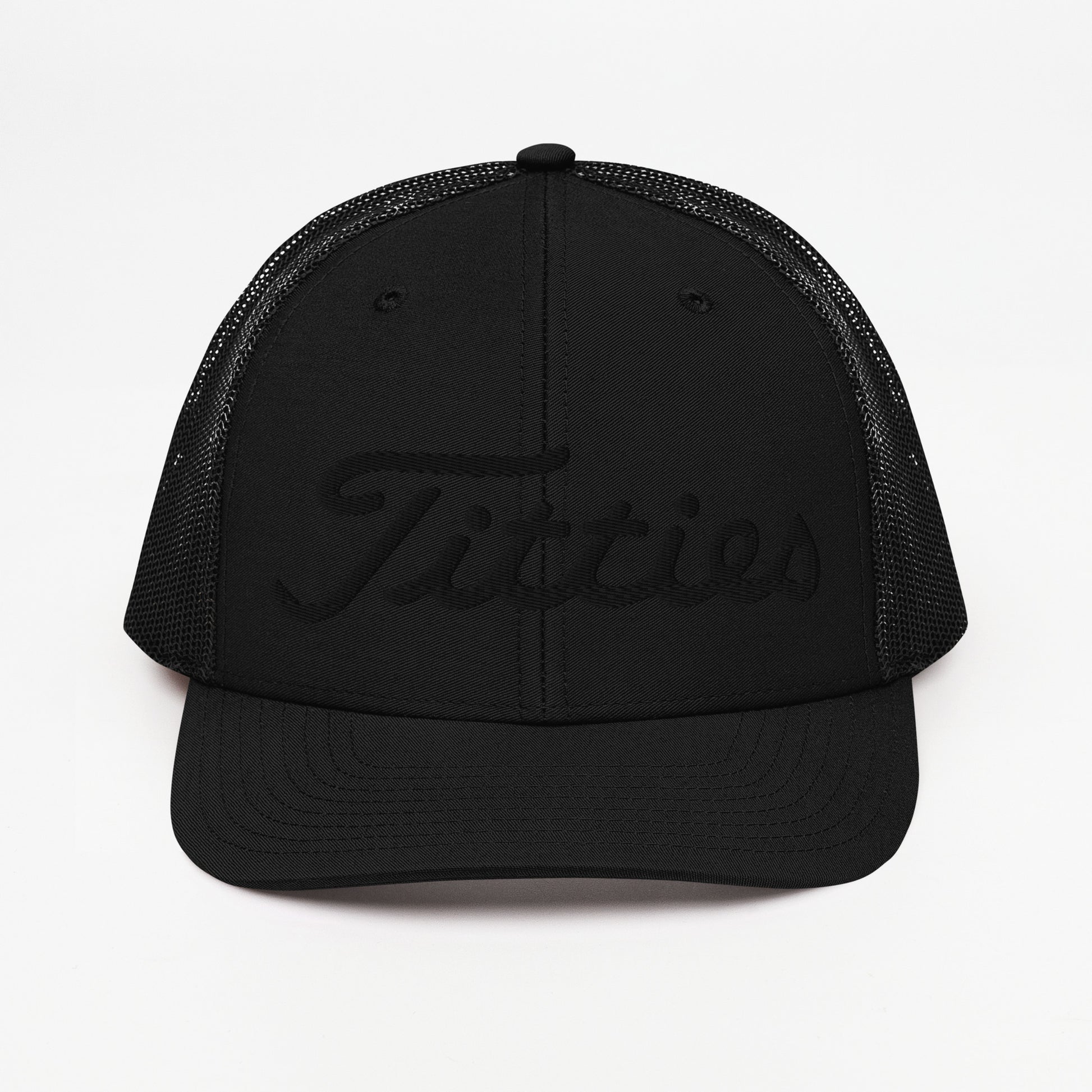 Titties Blacked Out Snapback Trucker Hat