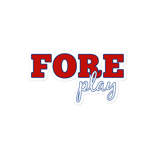 Fore Play Stickers