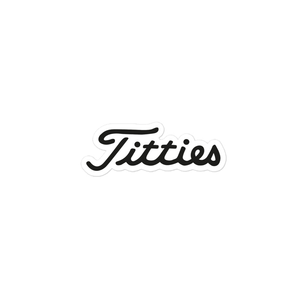 Titties Stickers